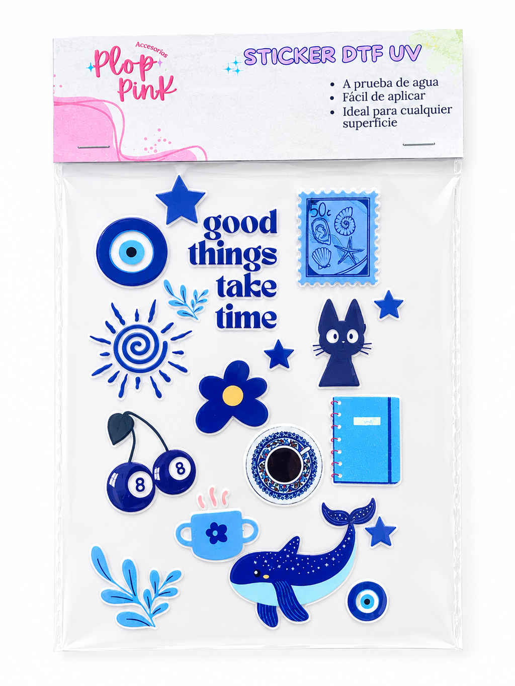 Sticker Dtf Uv Pack Ojitos