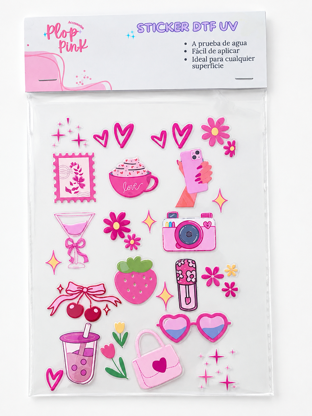 Sticker Dtf Uv Pack Girly